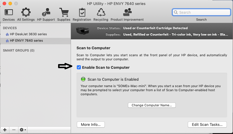 hp envy scanner driver for mac