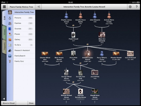 Family tree software for the mac computer